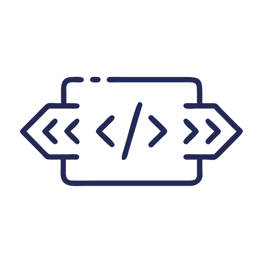 WordPress coding and web development icon