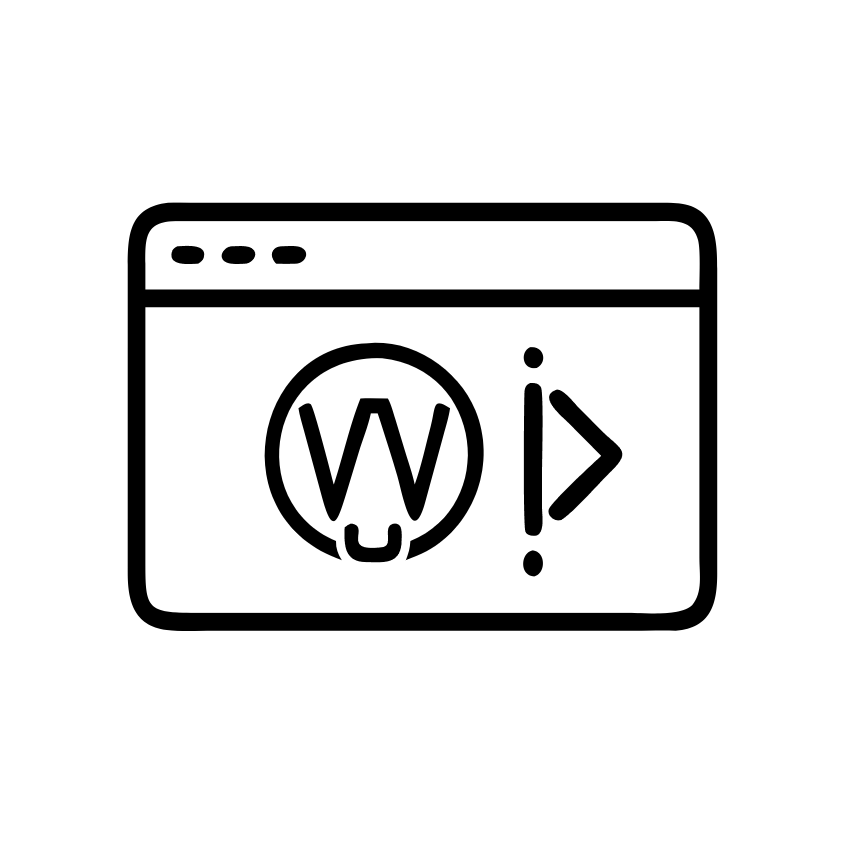 WordPress website development icon for Mumbai-based businesses